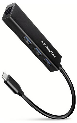 AXAGON HMC-GL3A USB-Hub 4 Port USB-A, RJ45 5 GBit/s