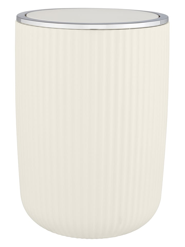 Wenko Schwingdeckeleimer "Agropoli" in Creme - 5,5 l - onesize
