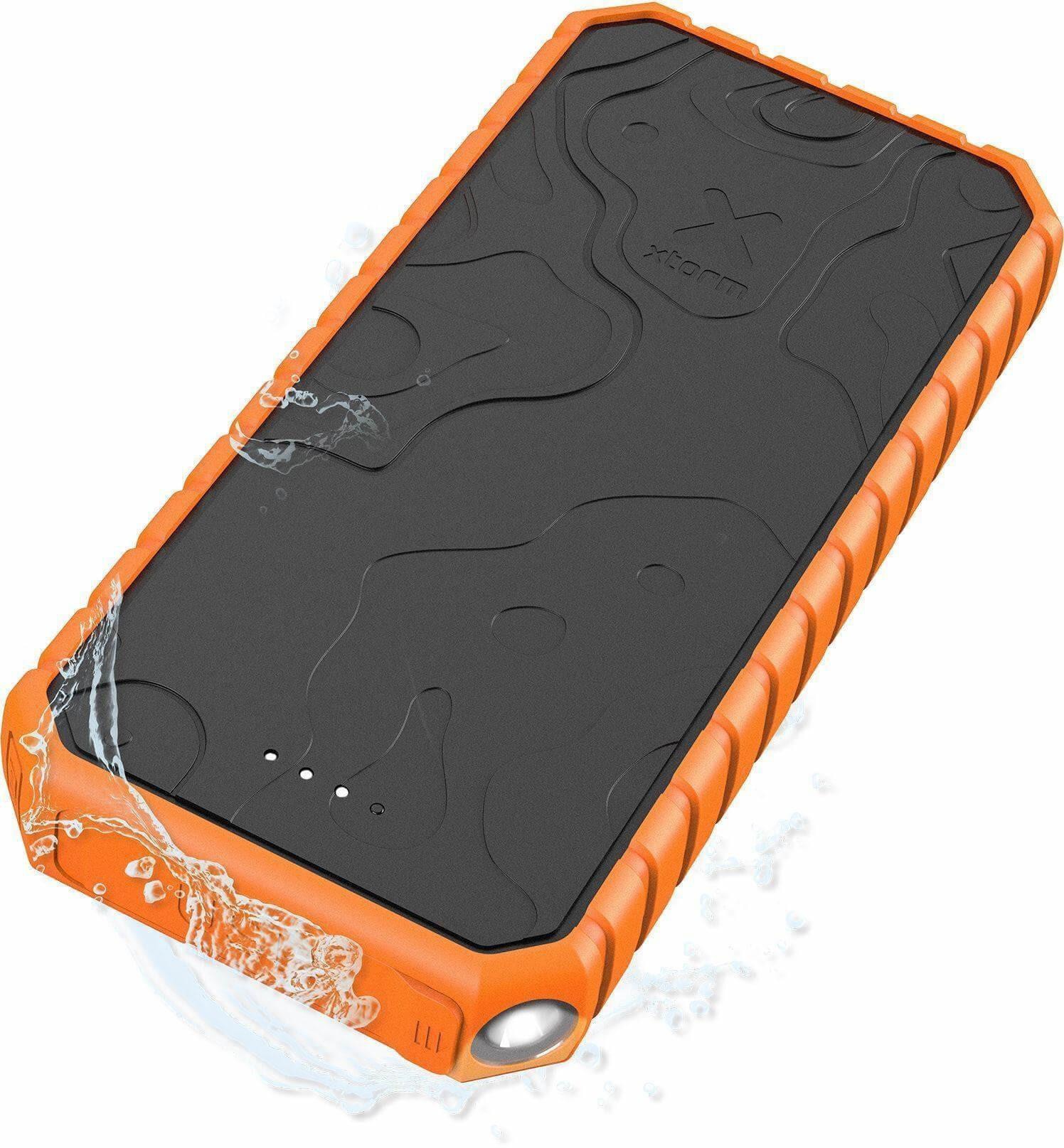 Xtorm Xtreme Series Rugged Powerbank 20.000 mAh 35W / PD / 2x USB-C / 2x USB-A schwarz/orange XR202