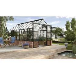 Vitavia Gewächshaus "Cassandra 11500",schwarz,11,5 m2