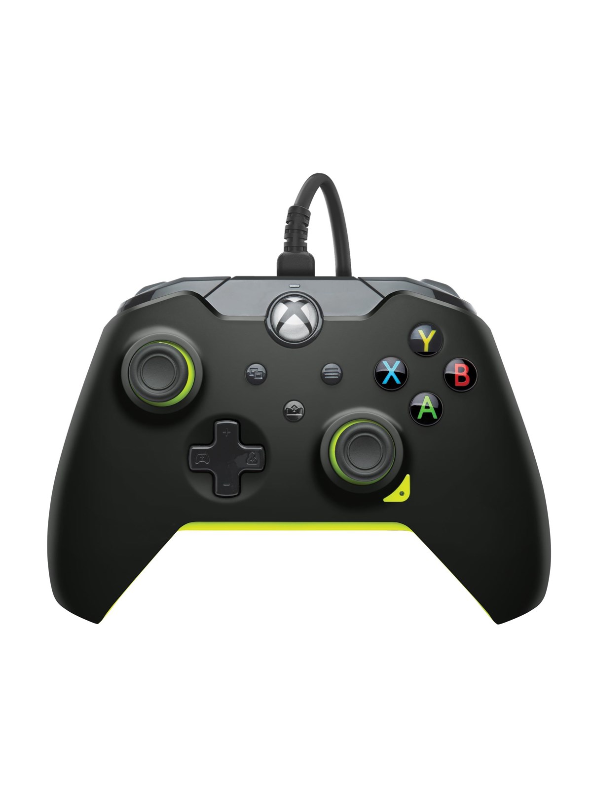 PDP Gaming Wired Controller - Electric Black - Wired Controller - Microsoft Xbox One