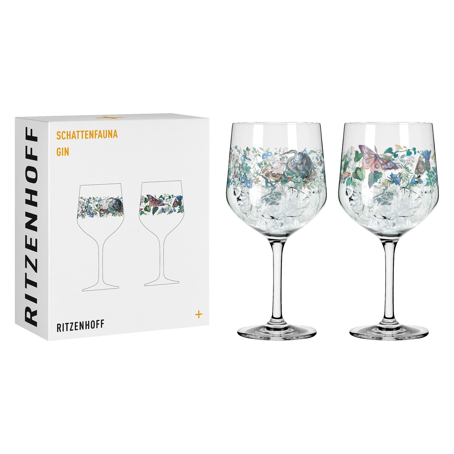 Ritzenhoff 2er-Set Gin-Kelch SCHATTENFAUNA (7.20 dl, 1x, Gin Gläser) (3691004)