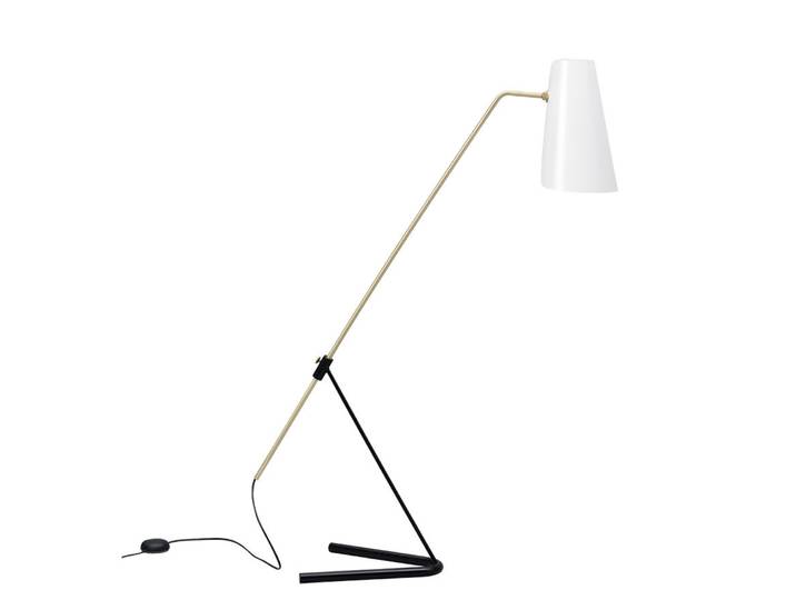 SAMMODE STUDIO - Liseuse orientable Pierre Guariche - Métal - Laiton verni brossé - Designer Pierre Guariche