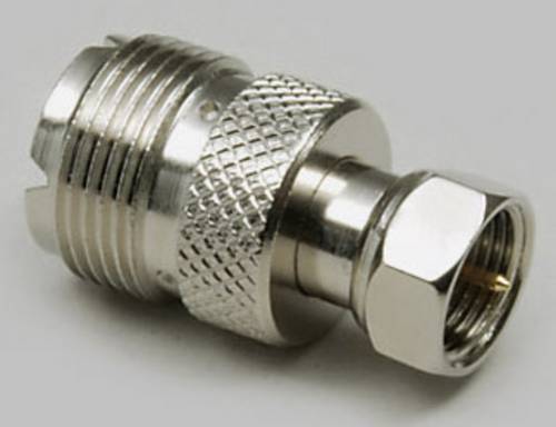 TRU Components 1577809 UHF-Adapter UHF-Buchse - F-Stecker 1St.