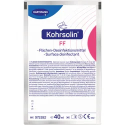 Hartmann | Kohrsolin FF | Flächendesinfektionsreiniger | 125 x 40 ml