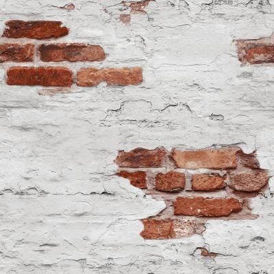 Galerie Wallcoverings Kids and Teens Collection Exposed Brick Matte Finish Paper on Non-woven Non-pasted Wallpaper Roll