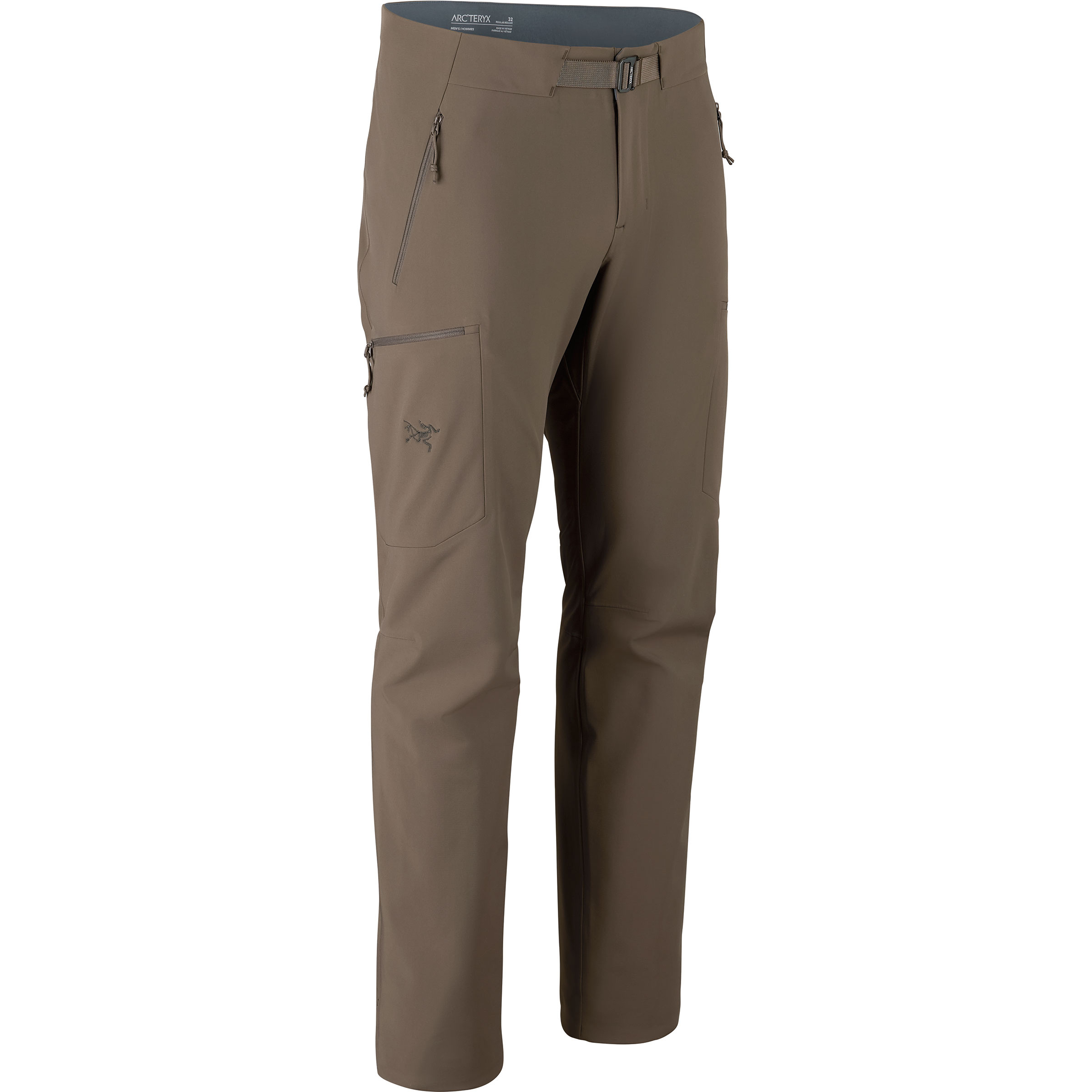 Arc'teryx Gamma MX Hose Herren Softshellhose braun Größe L Camping Wasserabweisend Wasserabweisend