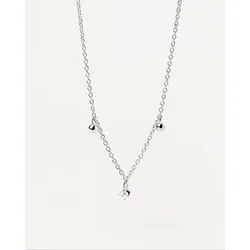 PD PAOLA - LOVE TRIANGLE HALSKETTE - silber