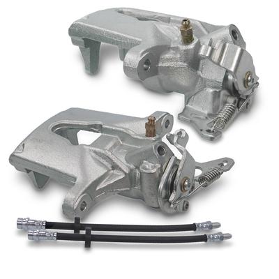 Bestprice 2x Bremssattel + Bremsschläuche hinten [Hersteller-Nr. 34001874] für Ford