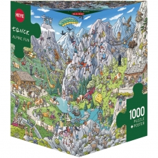 Heye Puzzle - Alpine Fun, Tanck - Triangular 1000 Teile 296434