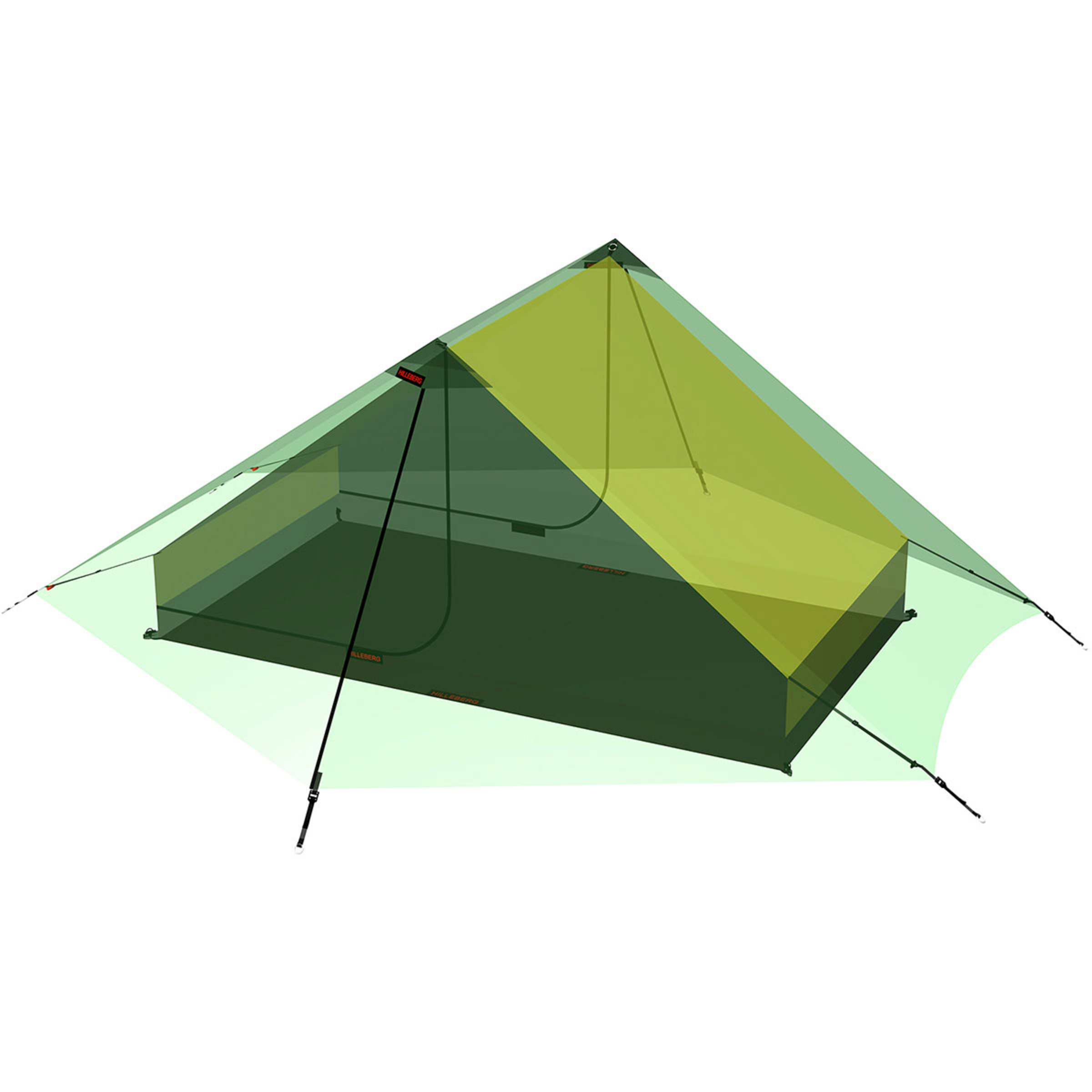 Hilleberg Anaris Zeltunterlage Zeltunterlagen schwarz Trekking