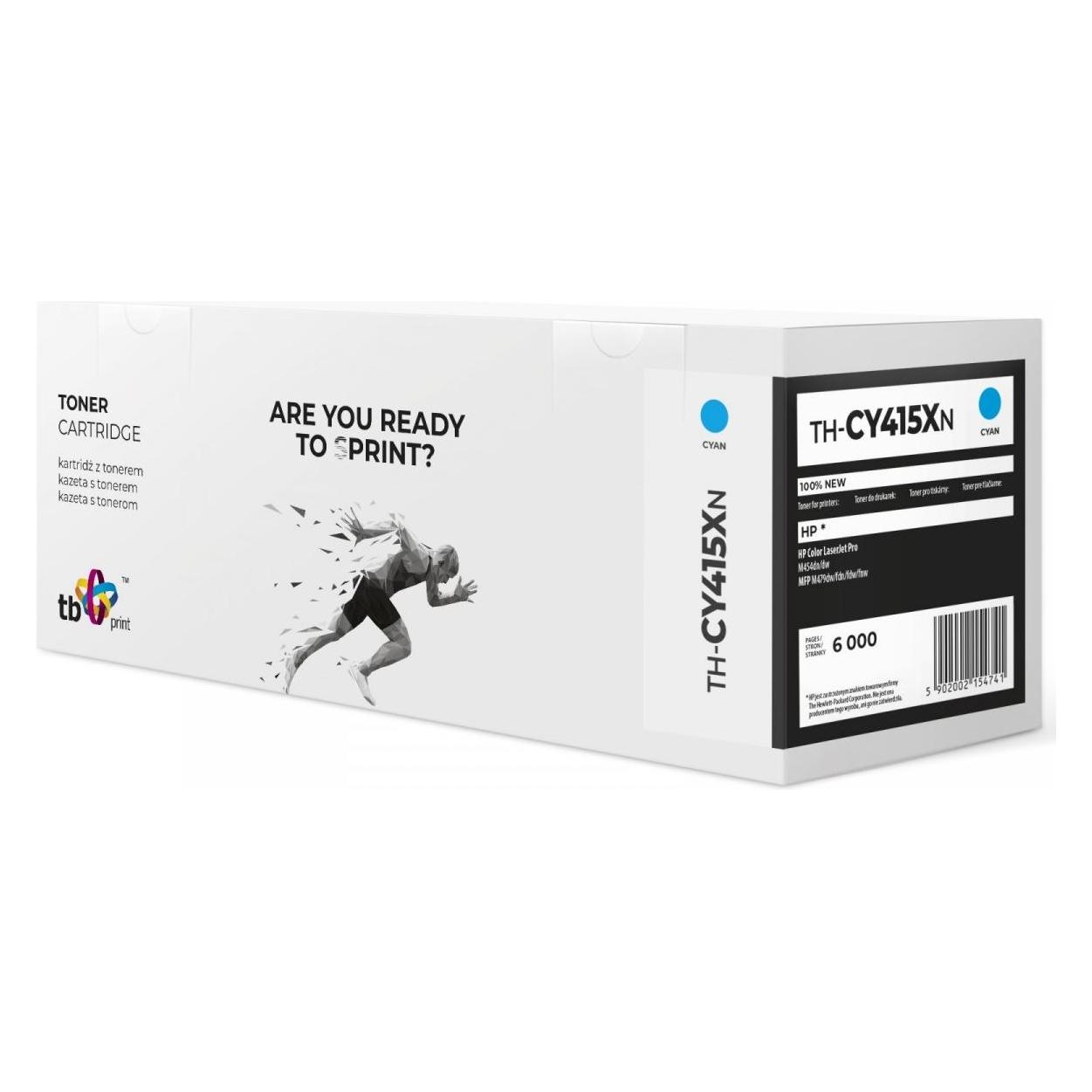 Print Toner do HP Color LJ Pro W2031X TH-CY415XN 100% nowy cyan (TH-CY415XN)