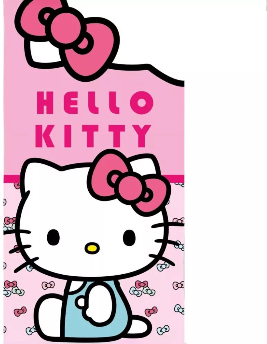 Hello Kitty strandlaken Lovely Day sneldrogend polyester 70 x 140 cm