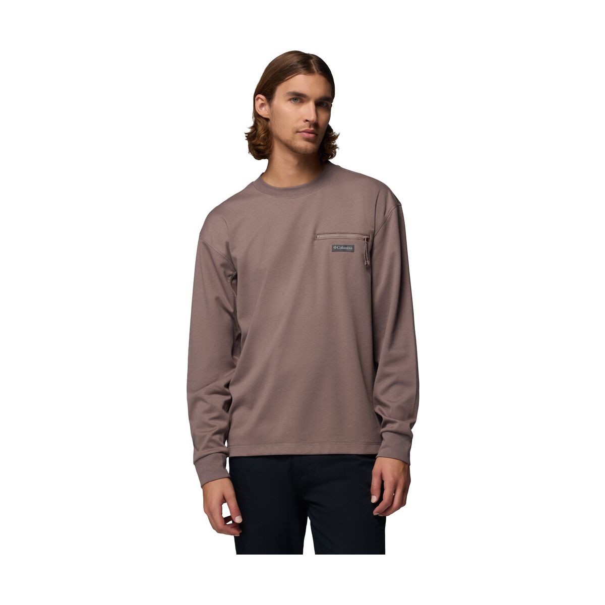 Columbia Men's Echo Passage Long Sleeve Technical T-shirt iron (254) XXL 215764-2157641-254-XXL