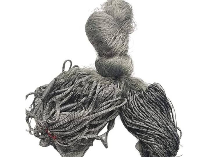 QIULKU Fischernetz,Kiemennetz 1,8 * 30 m Cast Fischernetz Monofilament und Nylon Sticky Mesh Kiemennetz Fischernetze Fangen Fischernetz(A(mesh Size 50x50mm))