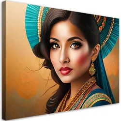 WANDBILD orientalisches porträt frau