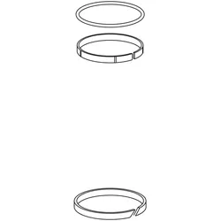 KWC Gleit-/Dichtungs-Set Küche, Auszugbrause 3600012394