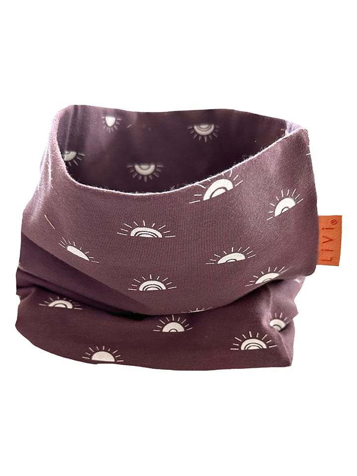 LiVi Loop-Schal "Sun purple" in Lila - (L)50 x (B)24 cm - onesize