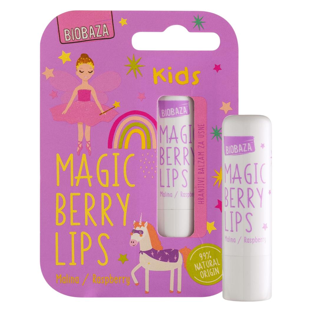 Biobaza Magic Berry, Feuchtigkeitsspendender Lippenbalsam, 4,5 g (Lippenbalsam) (74847705)