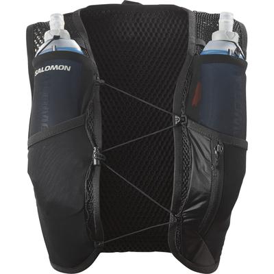 Trinkrucksack SALOMON "ACTIVE SKIN 4 Women SET" Gr. S, schwarz (schwarz, metal), Rucksäcke, Damen, S, Polyamid
