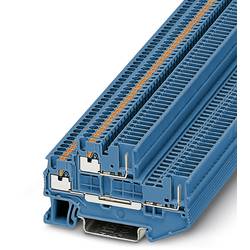 Phoenix Contact 3212442 Doppelstockklemme 3.5 mm Schnellanschluss Belegung: doppelt Blau 50 St.