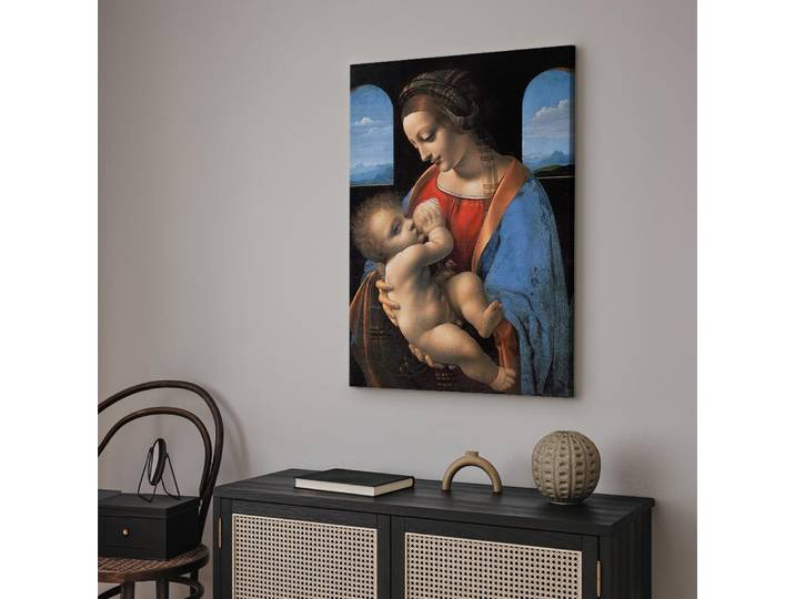 Toile Madonna Litta Feutre Noir/Noir 40 x 60cm