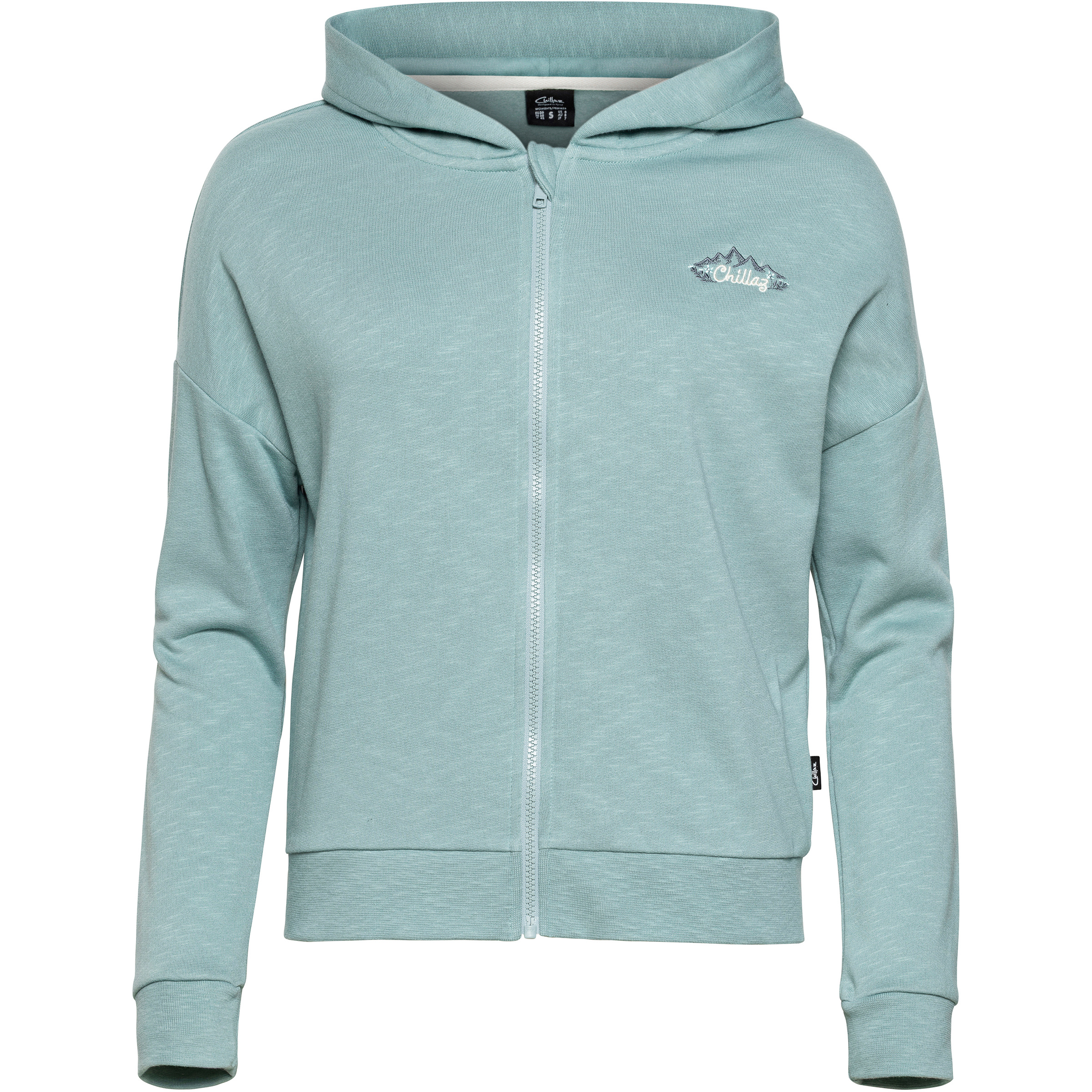 Chillaz Attersee Mountain Flower Damen Fleecejacke tuerkis Größe XXL Bouldern | Lifestyle | Sportklettern Hautfreundlich
