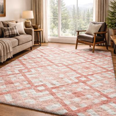 Addison Rugs Premium Washable Super Soft Geo Sinai Dream Shag Rug