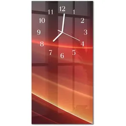 WANDUHR aus Glas 30x60 cm - Abstraktion
