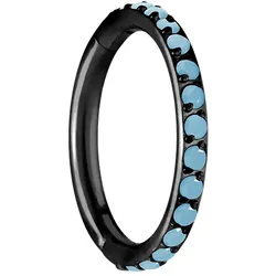 Titan Segmentring Clicker EINGEFASSTE SYNTHETISCHE TÜRKISE
