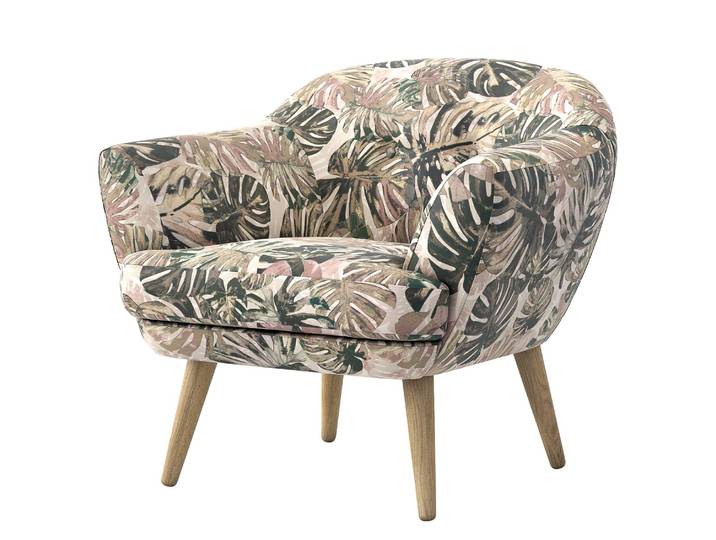 Fauteuil Dosrius Vert Microfibre Julis 84 x 78 x 88cm
