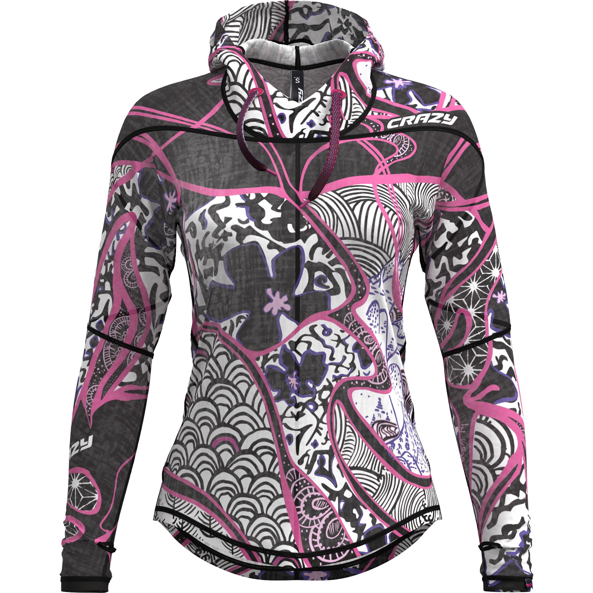 Crazy Ibex Damen Hoodies mehrfarbig Größe XS Trekking Atmungsaktiv