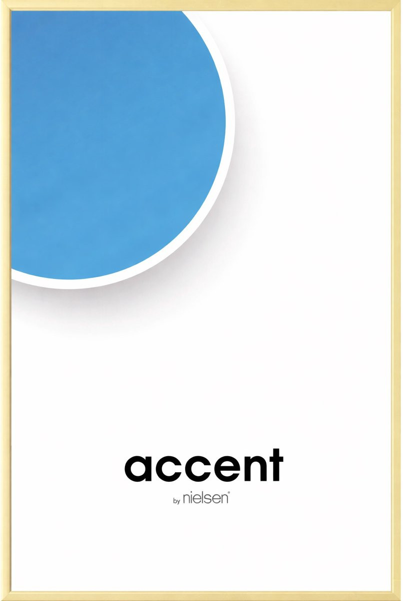 Nielsen Accent aluminium lijst goud 50 x 70 cm