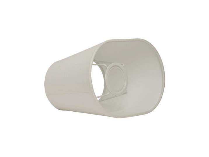 Basic oval Lampenschirm, weiß, Länge 33 cm - Watt & Veke - Design - Stoff / Textil