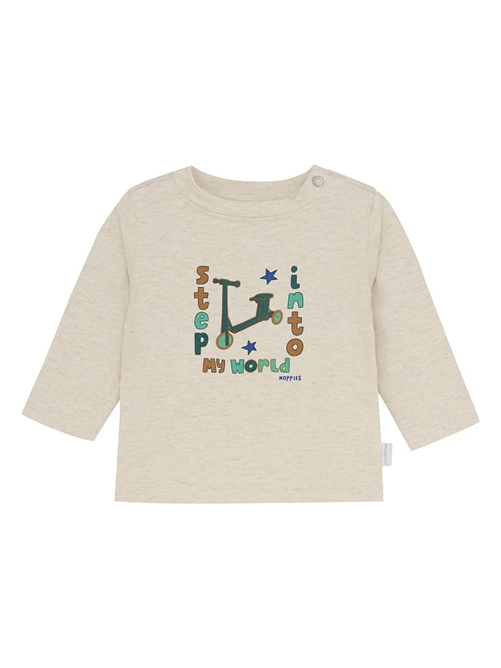 Noppies Longsleeve in Beige - 74