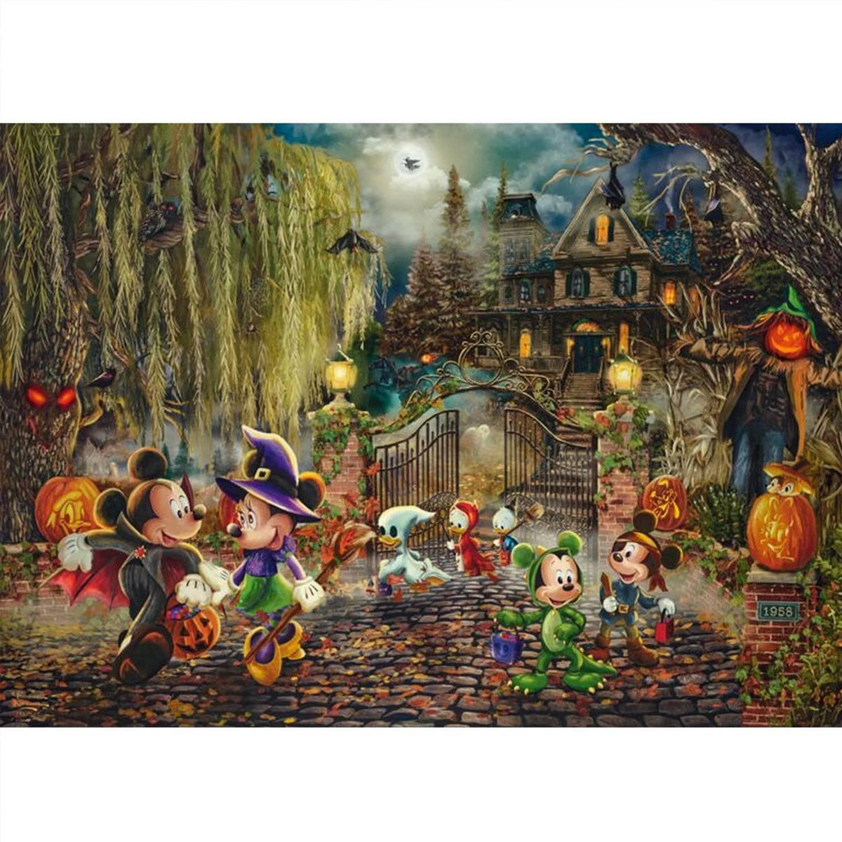Puzzle Disney 1000 pcs Mickey & Minnie Halloween Fun - Schmidt
