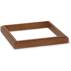 Miru Sockel für Vitrine dunkle Eiche