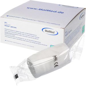 MaiMed Fixierbinden Maielast-glatt LUX, 20 Stück, einzeln verpackt, 4m x 6cm
