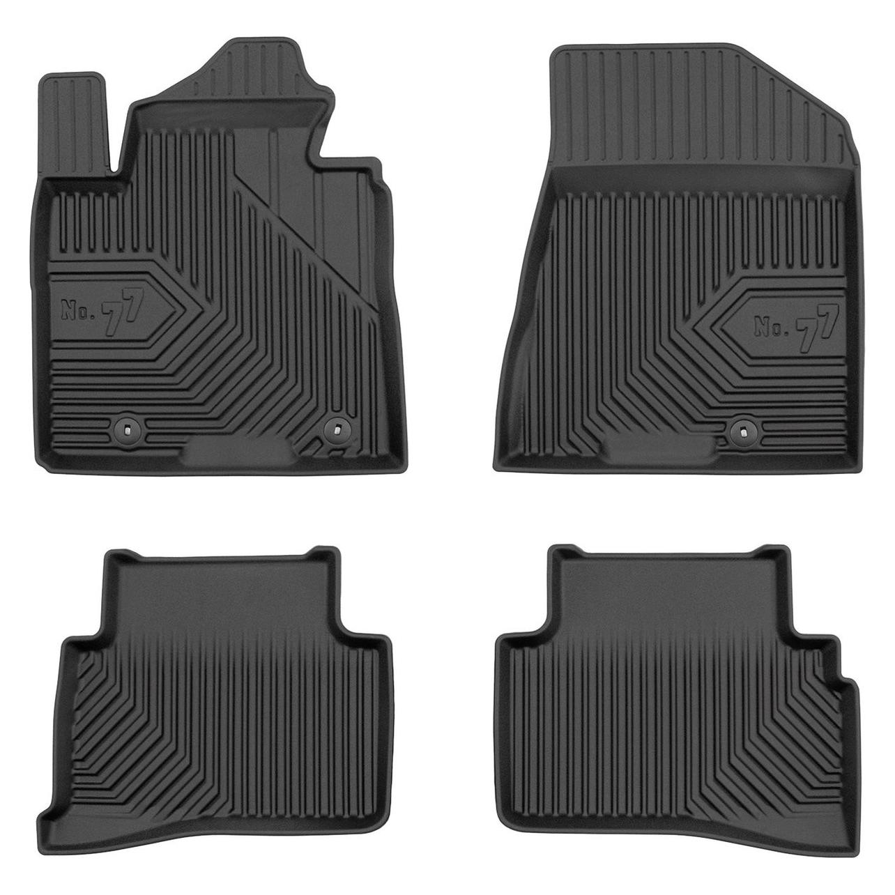 Frogum 3D Automatte geeignet für Kia Sportage 4 mit Jahr 2015-2018 (Vorab-Vorab-) und Hyundai Tucson (2 Vordermatten + 2 Rückmatten) (77425804)