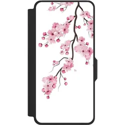 Nivocase Klapphülle für Samsung Galaxy S26+ Handyhülle aus Kunst Leder NIVOflip schwarz Asien Japan (Samsung Galaxy S26+), Smartphone Hülle, Schwarz