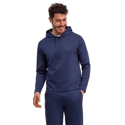 Langarmshirt FALKE "FALKE Langarmshirt", Herren, Gr. L, blau (space blau (6116)), Shirts Langarmshirt