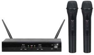 Kit microfoni Karma SET 5002 Doppio radiomicrofono palmare UHF Black