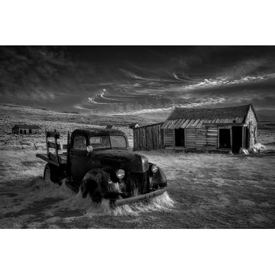Fototapete PAPERMOON "Photo-Art ROB DARBY, KEIN GOLD MEHR", bunt, B:4,5m L:2,8m, Vlies, Tapeten