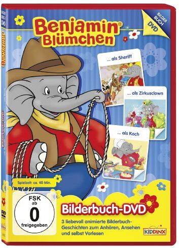 Zdenko Gasparovic - Benjamin Blümchen - ...als Sheriff/...als Zirkusclown/...als Koch - Bilderbuch-DVD - Preis vom 08.10.2026 07:26:42 h