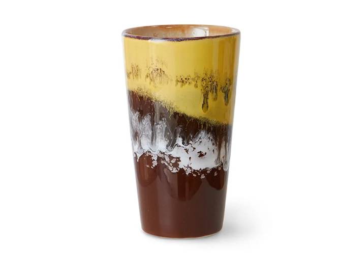 HKliving Tasse à café latte 70 s Creek'