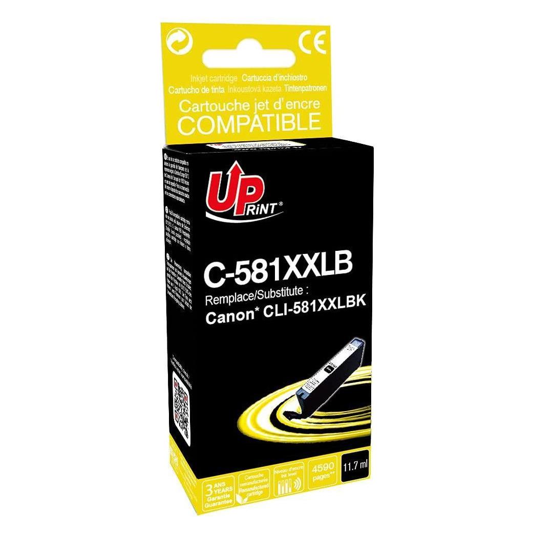 Print Druckerzubehör Uprint UPrint Canon CLI-581XXLB Schwarz (BK) (C-581XXLB-UP)