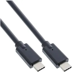 INLINE USB 3,2 Gen,2x2 Kabel, USB-C Stecker/Stecker, schwarz, 2m