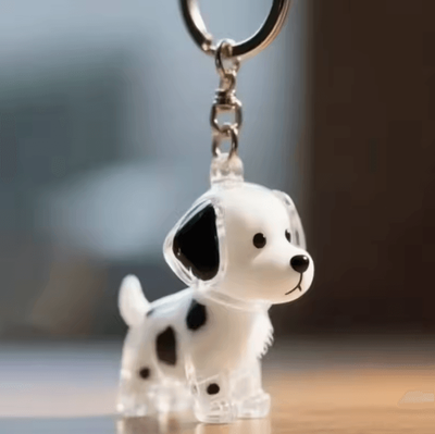 Inspire Curations FurKeeps Clear Pet Hair Memorial Capsule DIY Keepsake Keychain Pendant style2