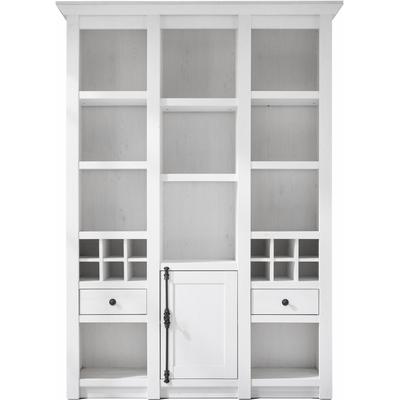 Vitrine HOME AFFAIRE "California", weiß (pinie weiß), B:147cm H:207cm T:45cm, Schränke, Vitrine, Höhe 207 cm