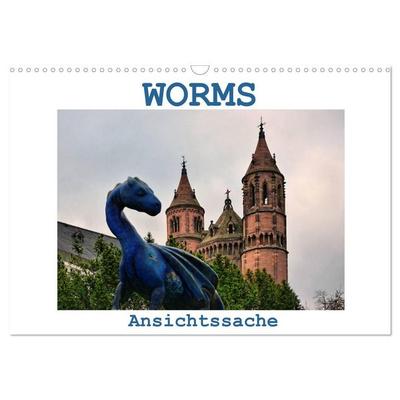 Worms - Ansichtssache (Wandkalender 2027 DIN A3 quer), CALVENDO Monatskalender